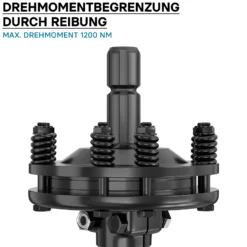 Zapfwellen Kupplung für 6 Zahn Keilwelle 1 3/8