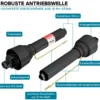 Zapfwelle T6 Gelenkwelle 1270-1397mm 830Nm 540U/min, PTO-Shaft, 74kW (100PS), 2x 1 3/8" 6 Zähne