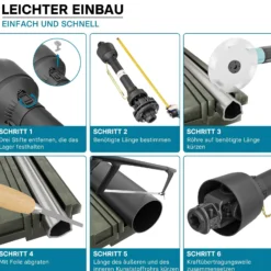 Zapfwelle T4 Gelenkwelle 800-880mm 460Nm 540U/min, PTO-Shaft, 40kW (55PS), 2x1 3/8